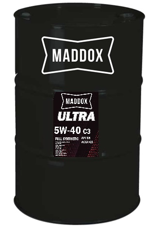 Ulei motor MADDOX ULTRA 5W40 C3 MDXU540C3/204, volum 204 litri, sintetic
