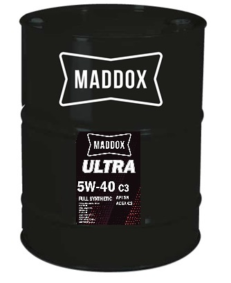 Ulei motor MADDOX ULTRA 5W40 C3 MDXU540C3/60, volum 60 litri, sintetic