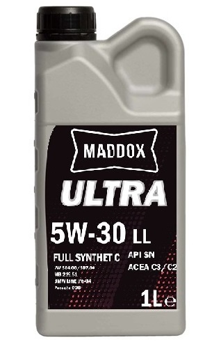 Ulei motor MADDOX ULTRA 5W30 LL C3, volum 1 litru, sintetic