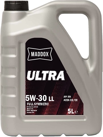 Ulei motor MADDOX ULTRA 5W30 LL C3, volum 5 litri, sintetic
