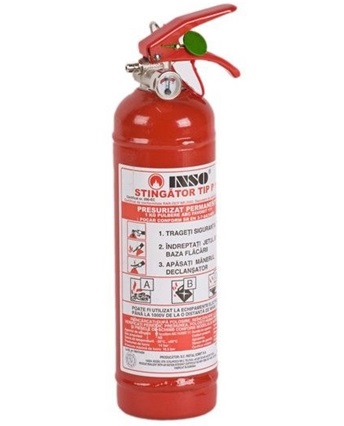 Stingator auto cu pulbere INSO, tip P3, 3 kg, cu manometru
