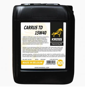 Ulei motor KROSS CARRUS TD 15W40 KR810148, volum 10 litri, semi sintetic