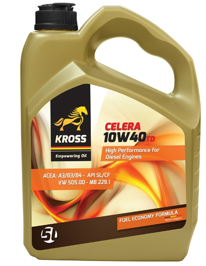 Ulei motor KROSS CELERA TD 10W40 P03021-KRO005, volum 5 litri, semi sintetic