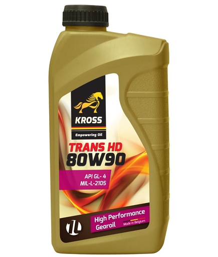 Ulei transmisie KROSS TRANS HD GL4 80W90 P40221-KRO001, volum 1 litru