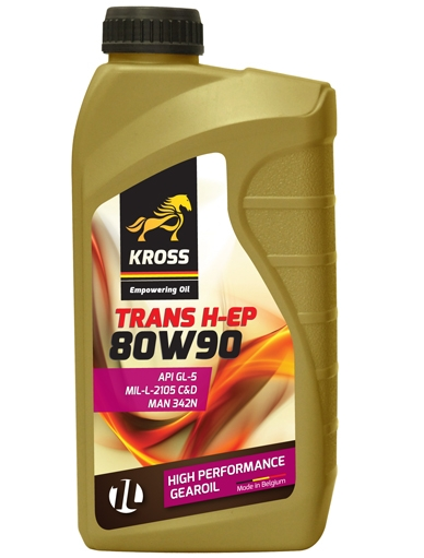 Ulei transmisie KROSS TRANS H-EP GL5 80W90 P40171-KRO001, volum 1 litru