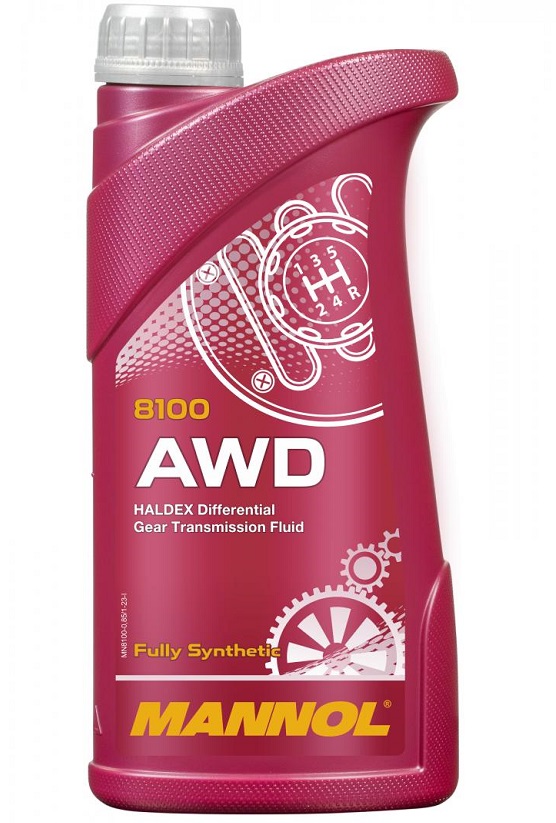 Ulei transmisie MANNOL AWD Getriebeoel 8100 MN8100-085ME, 850 ml, sintetic