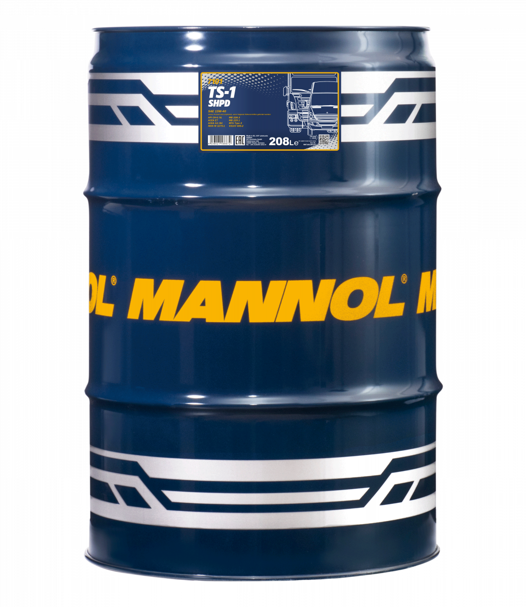 Ulei motor MANNOL TS-1 SHPD 15W40 MN7101-DR, volum 208 litri, mineral