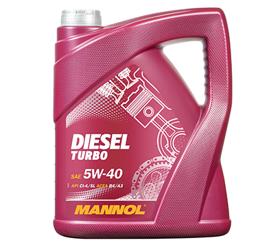 Ulei motor MANNOL Diesel Turbo 5W40 MN7904-5, volum 5 litri, sintetic