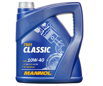Ulei motor MANNOL Classic 10W40 MN7501-4, volum 4 litri, sintetic