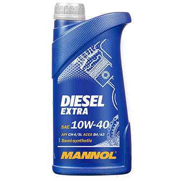 Ulei motor MANNOL Diesel Extra 10W40 MN7504-1, volum 1 litru, semi sintetic