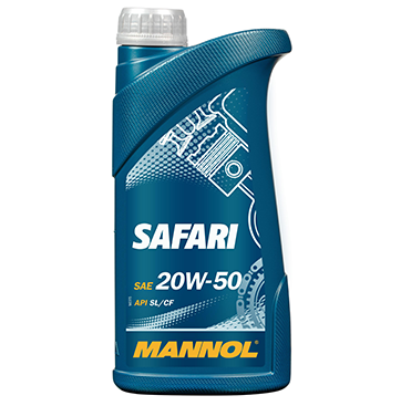 Ulei motor MANNOL Safari 20W50 MN7404-1, volum 1 litru