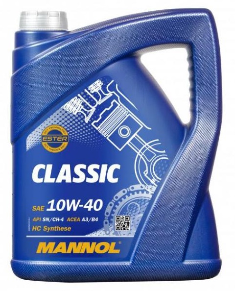 Ulei motor MANNOL Classic 10W40 MN7501-5, volum 5 litri, sintetic