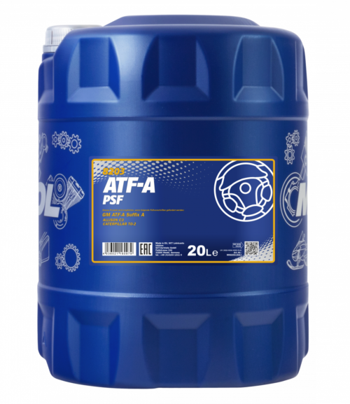 Ulei transmisie automata MANNOL ATF-A PSF MN8203-20, volum 20 litri, mineral