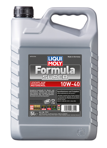 Ulei motor LIQUI MOLY Formula Super 10W40 7721, volum 5 litri, mineral