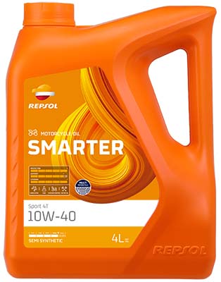 Ulei motor 4T REPSOL SMARTER SPORT 4T 10W40 RPP2065MGB, volum 4 litri, semi sintetic