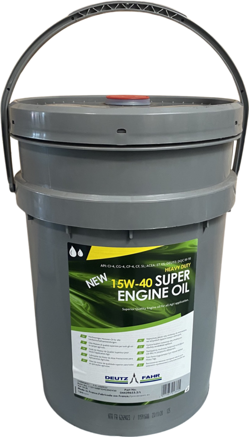 Ulei motor DEUTZ FAHR SUPER ENGINE OIL 15W40, volum 20 litri, mineral