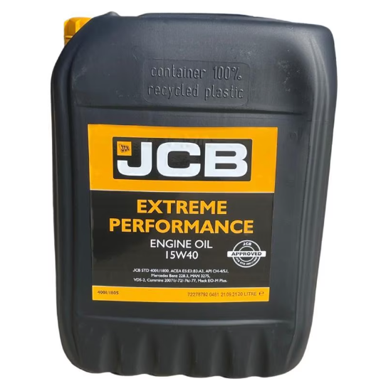 Ulei motor JCB Extreme Performance 15W40 4001/1805, volum 20 litri, mineral