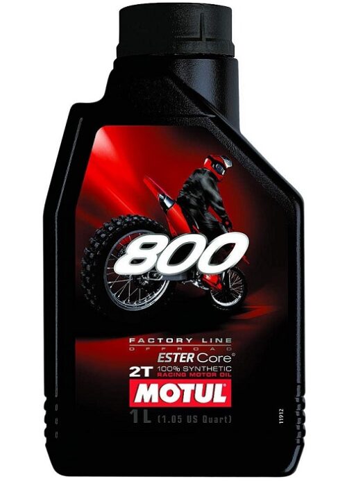 Ulei motor 2T MOTUL 800 OFF ROAD Factory Line 104038, volum 1 litru, sintetic