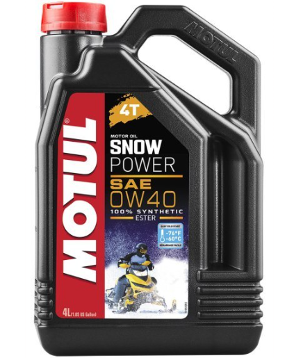 Ulei motor 4T MOTUL SNOWPOWER 0W40, volum 4 litri, sintetic