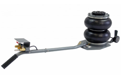 Cric pneumatic cu 2 baloane WINNTEC Y422012, cu maner, capacitate maxima ridicare 2 tone, cursa ridicare 165 - 345 mm