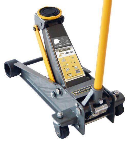 Cric crocodil hidraulic profesional WINNTEC WJTM3000000, cu talie joasa, capacitate ridicare 3 tone, Turbo LIFT, cursa 130-470 mm