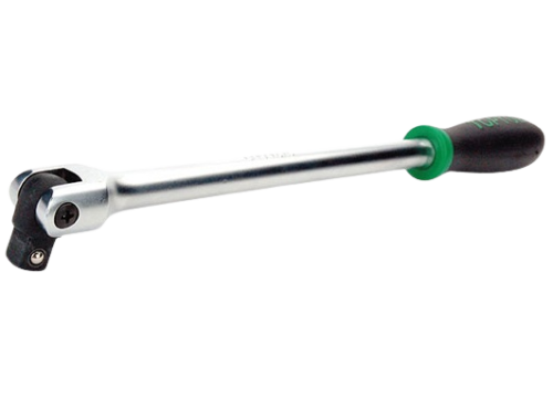 Bara de forta TOPTUL CFKA1624, antrenor patrat 1/2 inch, lungime 24 inch/609.6 mm, maner cauciucat, aderent, finisaj lucios