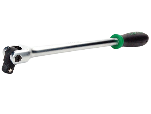 Bara de forta TOPTUL CFKA1624, antrenor patrat 1/2 inch, lungime 24 inch/609.6 mm, maner cauciucat, aderent, finisaj lucios