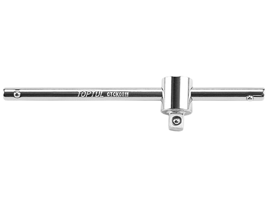 Maner de forta T cu cap culisant TOPTUL CTCK1625, antrenor patrat 1/2 inch, lungime 250 mm, crom vanadiu, finisaj satinat