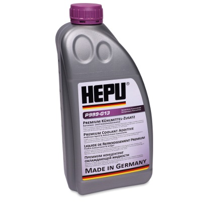 Antigel HEPU P999 G13, volum 1.5 litri, violet/mov, concentrat