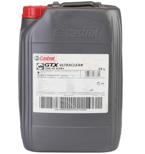 Ulei motor CASTROL GTX A3/B4 10W40, volum 20 litri, semi sintetic