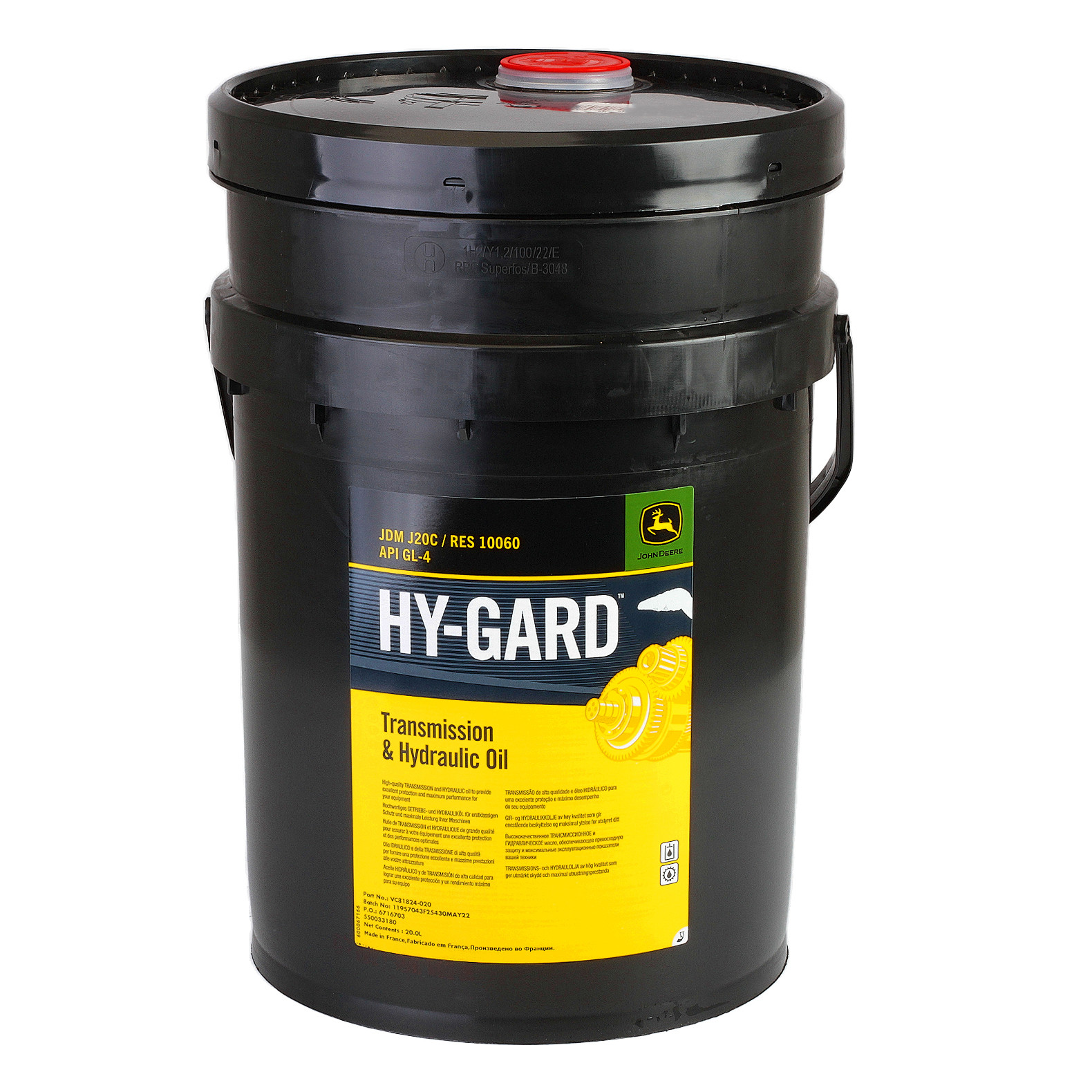 Ulei transmisie JOHN DEERE Hy Gard VC81824020, volum 20 litri