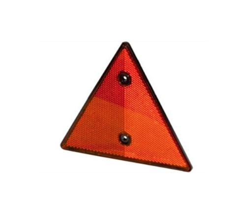 Triunghi reflectorizant PROPLAST, rosu