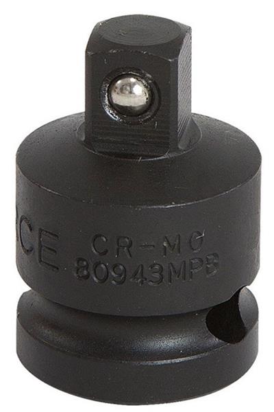 Adaptor pentru chei impact FORCE, antrenor patrat 1/2 inch, deschidere cheie 3/8 inch, lungime 38 mm