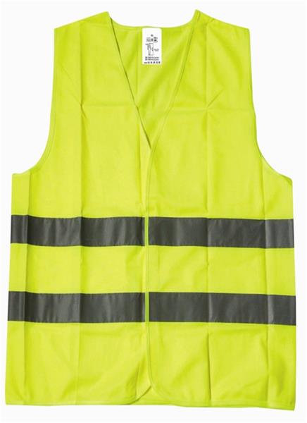 Vesta reflectorizanta CARFACE DO CF10901, galben fluorescent, marime XL
