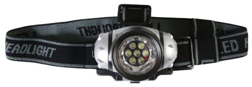 Lanterna frontala LED CARFACE DO CFAT14001, 7 LED-uri, banda ajustabila, 3 niveluri de intensitate