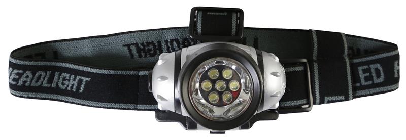 Lanterna frontala LED CARFACE DO CFAT14001, 7 LED-uri, banda ajustabila, 3 niveluri de intensitate