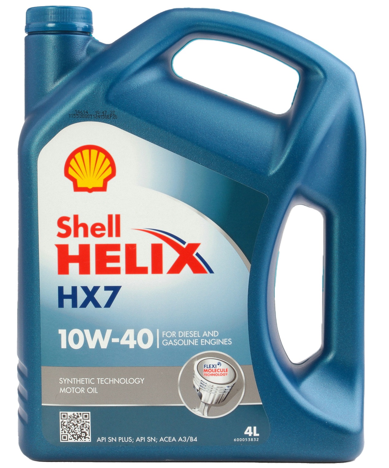 Ulei motor SHELL Helix HX7 10W40 550040288, volum 4 litri, sintetic