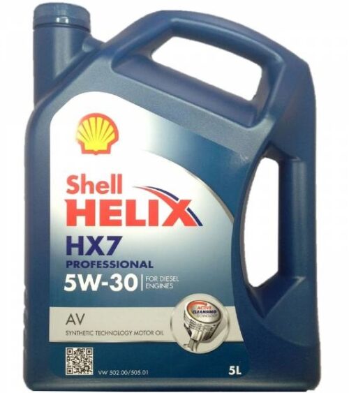 Ulei motor SHELL Helix HX7 Professional AV 5W30 SHEN0084, volum 5 litri, sintetic