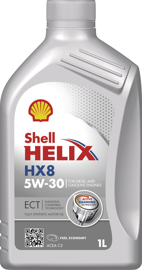 Ulei motor SHELL Helix HX8 ECT C3 5W30 - fara VW 550046663, volum 1 litru, sintetic