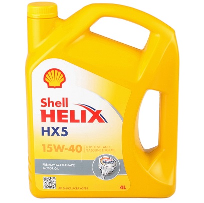 Ulei motor SHELL Helix HX5 15W40 SNA3B3, volum 4 litri, sintetic