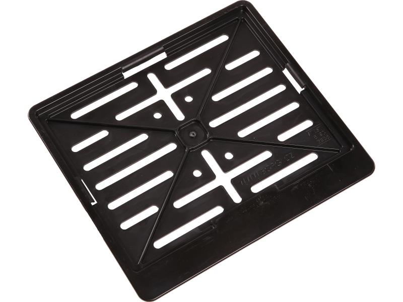 Suport pentru numar inmatriculare CARFACE DO CFCP91538, 200 x 160 mm, din plastic, negru