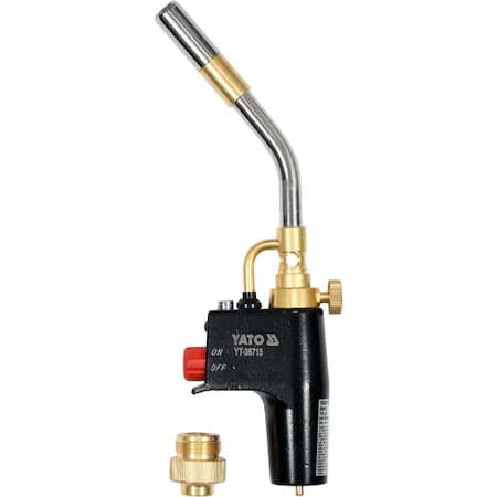 Arzator gaz profesional YATO YT-36715, 2 kW, aprindere piezo, reglarea gazului