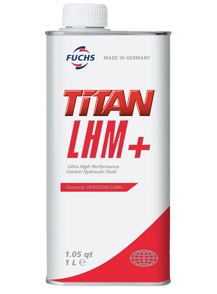 Ulei hidraulic FUCHS TITAN LHM+, volum 1 litru, verde-galbui