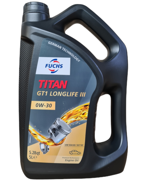 Ulei motor FUCHS TITAN GT1 LONGLIFE III 0W30, volum 5 litri, sintetic