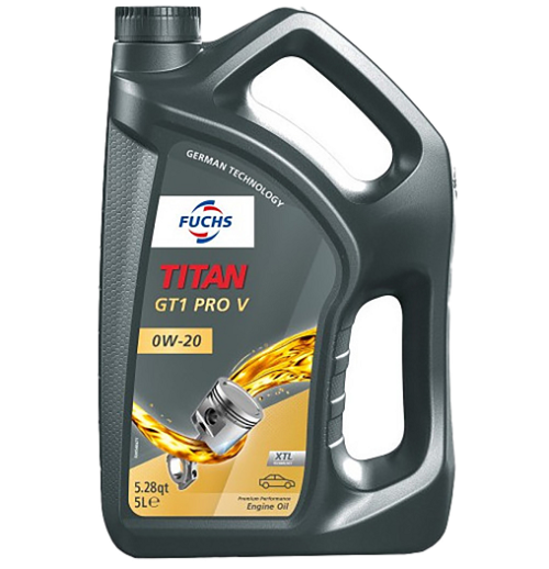 Ulei motor FUCHS TITAN GT1 PRO V 0W20, volum 5 litri, sintetic