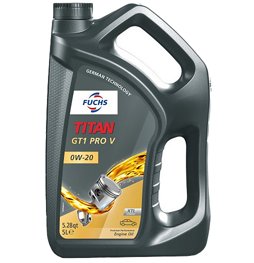 Ulei motor FUCHS TITAN GT1 PRO V 0W20, volum 5 litri, sintetic