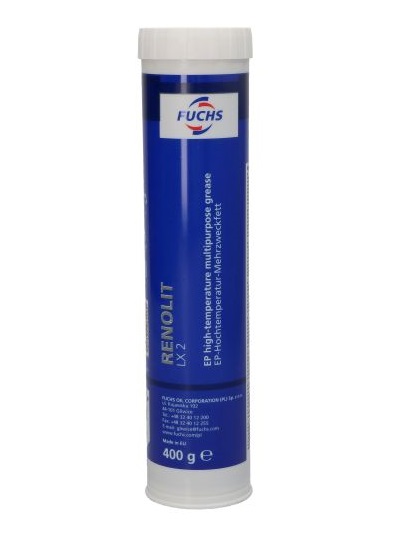 Vaselina pentru rulmenti FUCHS RENOLIT LX 2, cartus 400 grame