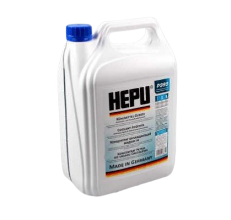 Antigel HEPU P999 G11, volum 5 litri, albastru, concentrat