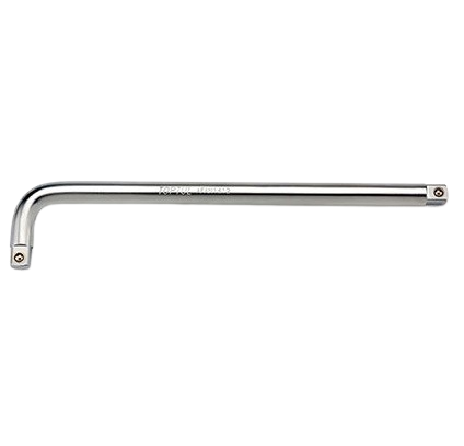 Maner antrenor chei TOPTUL AFAN1208, unghi 90 grade, antrenor patrat 3/8 inch, lungime 8 inch/210 mm, latime 45 mm, crom vanadiu