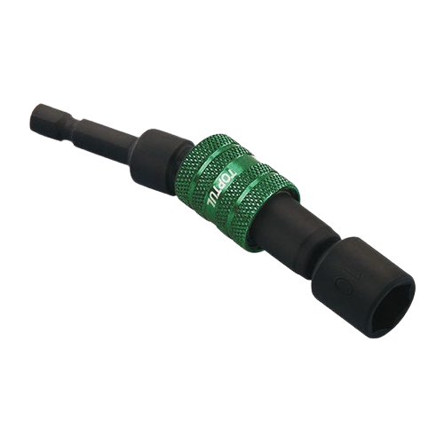 Adaptor articulat pentru insurubare TOPTUL BEBA0808, magnetic, antrenor 1/4 inch, deschidere cheie 8 mm, lungime 87 mm, aliaj otel crom vanadiu